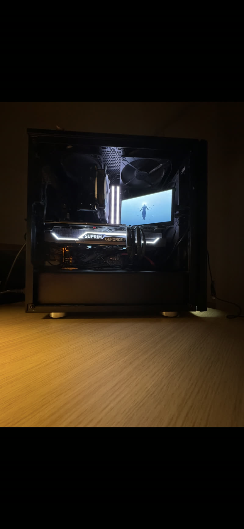 PC gaming monté par Valentin pour un client avec carte graphique MSI Suprim GeForce RTX